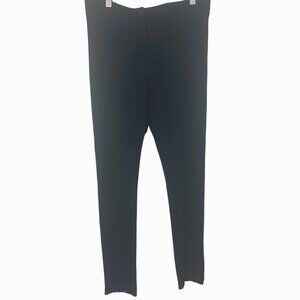 The Savile Row London Black Cigarette Pant Womens 8 Stretch Straight Leg